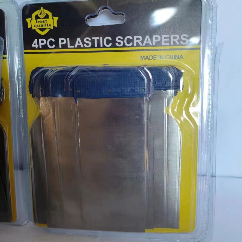 Metal Body Filler Scraper Factory - OEM Stainless Steel 4pcs Set 50-120mm