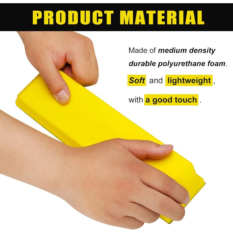 Hand Sanding Block Supplier - OEM 7PCS Polyurethane Material Long Block