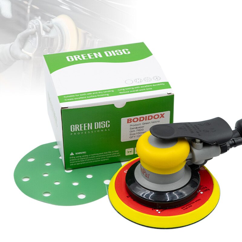 Auto Body Refinishing Sandpaper Factory - OEM 125 mm 240# Medium Hardness