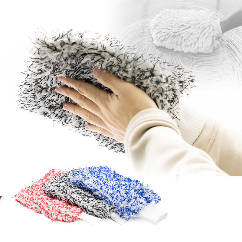 Microfiber Car Wash Mitt Factory - OEM Customizable Double Soft Pink