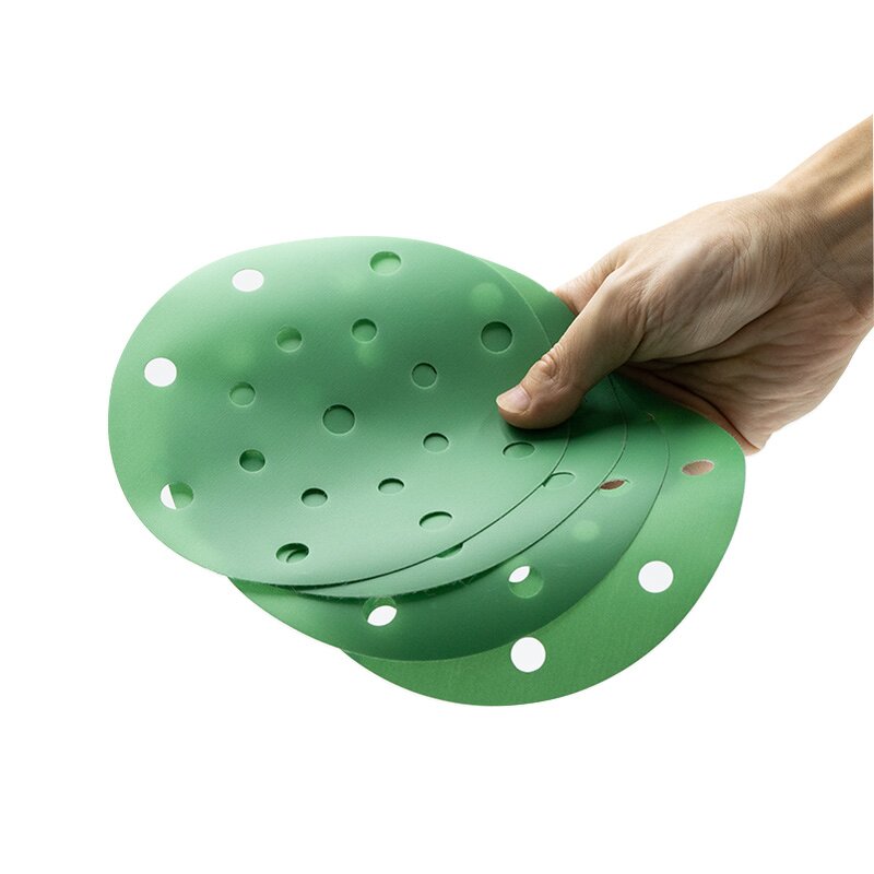 Green Aluminum Oxide Sandpaper Factory - OEM 600# 125 mm 5-Inch Disc