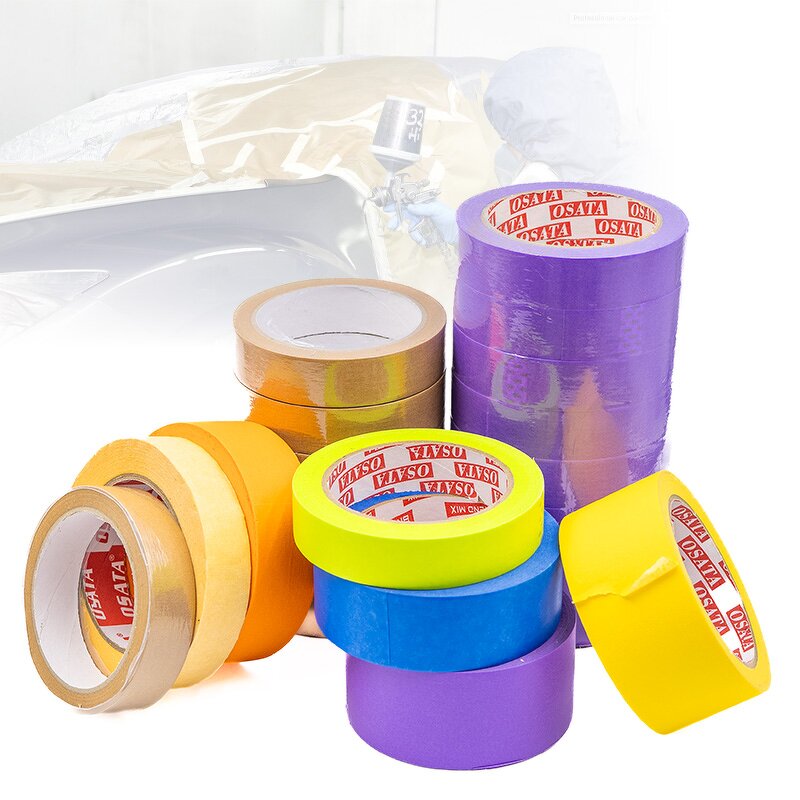 Car Paint Masking Tape Supplier - OEM High-temperature Resistant Kraft