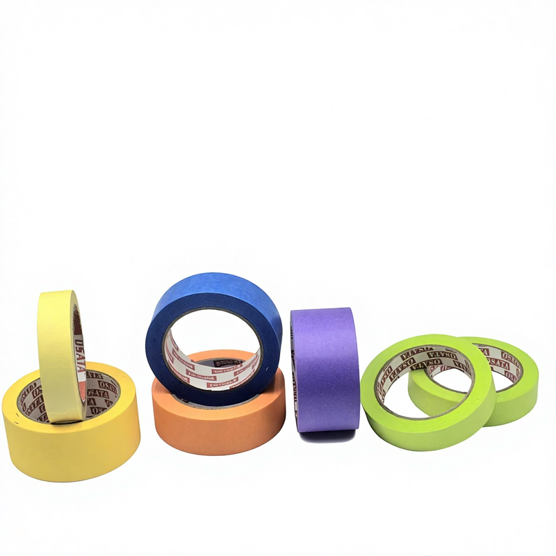 Rubber Adhesive Sticker Supplier - OEM 18mm30m Orange Single Sided