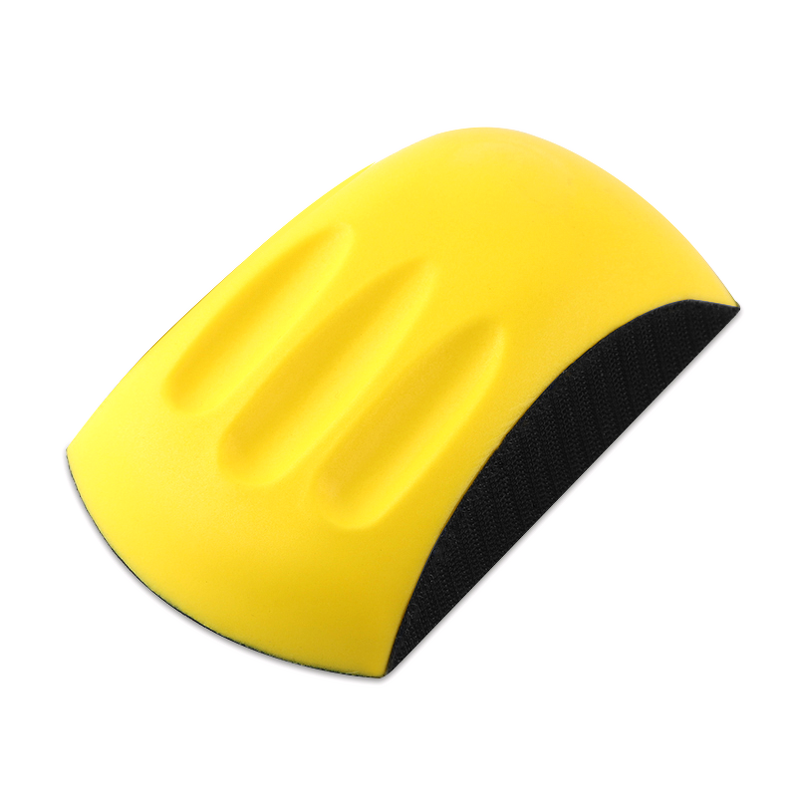 PU Hand Pad Supplier - OEM Customizable 150mm Hook Loop Sanding Block