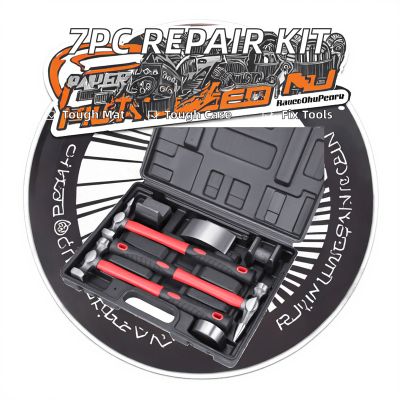 Sheet Metal Repair Hammer Supplier - OEM 7pc Alloy 3.6 Leveling Hammer