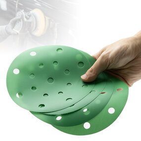 Green Disc Sandpaper Supplier - OEM 120# 125 mm 5 Inch Round Disc