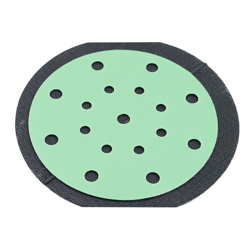 Green Aluminum Oxide Sandpaper Factory - OEM 180# 125mm Round 17 Holes