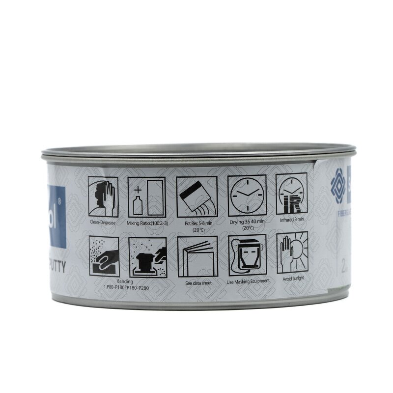 Automotive Body Filler Factory - OEM 2kg Polyurethane Fiberglass Putty