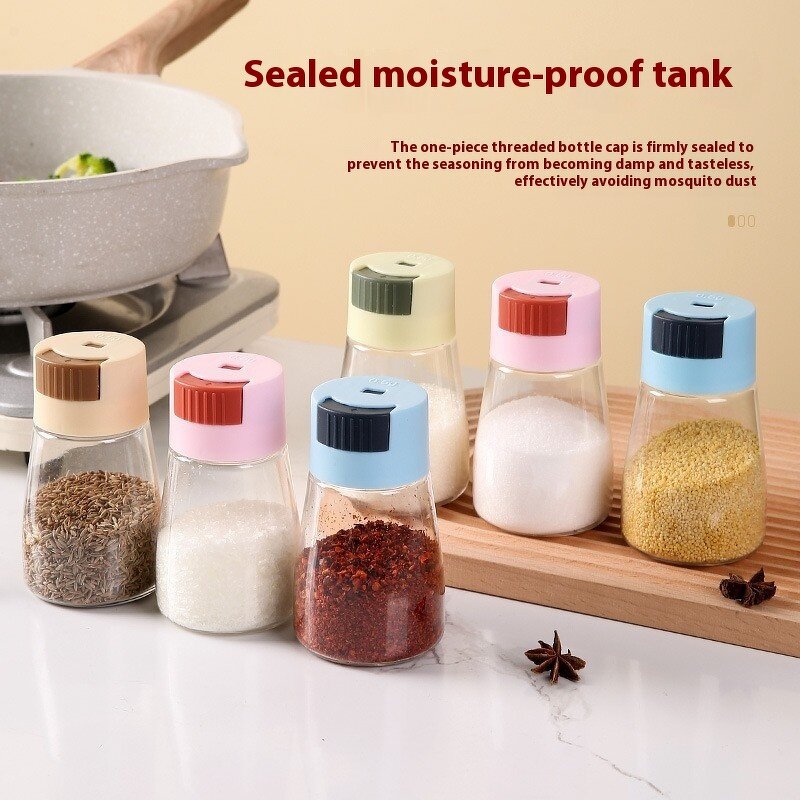 Salt Control Bottle Supplier - OEM Quantitative Plastic Kitchen Seasoning