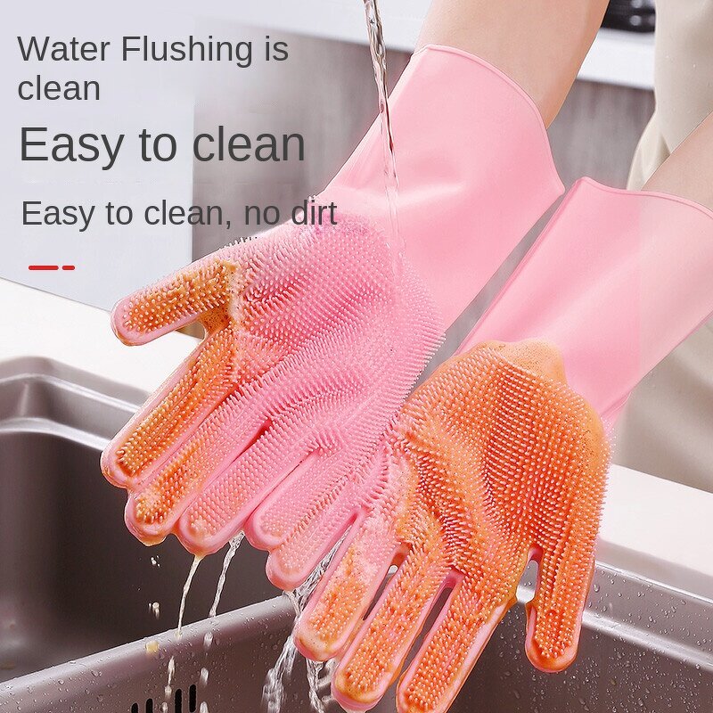 Bath Gloves Factory - OEM Durable Medium Thickness Waterproof Silicone