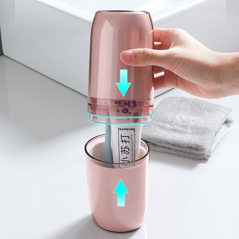 Travel Dental Storage Box Supplier - OEM Portable Brushing Mug Cup