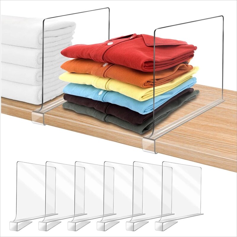 Clothing Organizer Supplier - OEM Transparent Acrylic Standing Partition