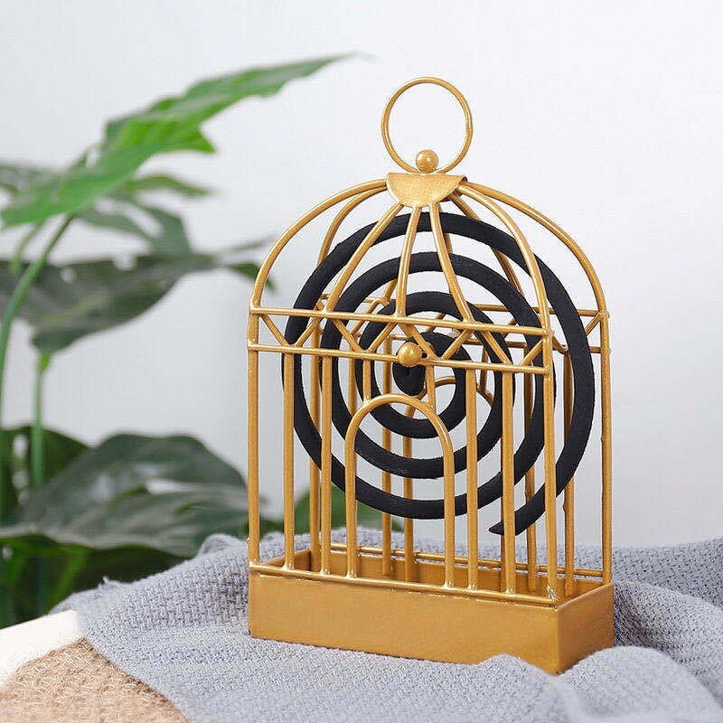 Incense Burner Plate Manufacturer - OEM Creative Bird Cage Iron Metal