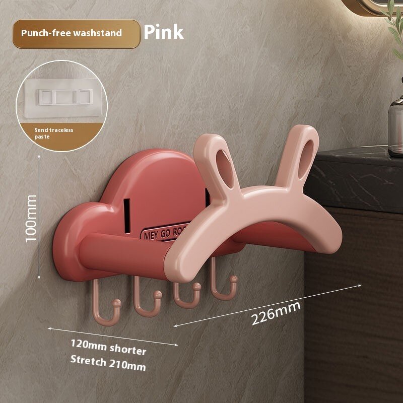 Wall Hanging Basin Rack Factory - OEM Double Tiers Retractable Plastic