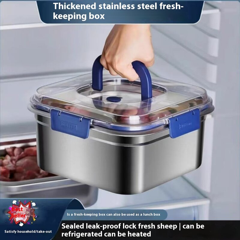 Stainless Steel Lunch Box Factory - OEM Multi-Function Fresh-Keeper