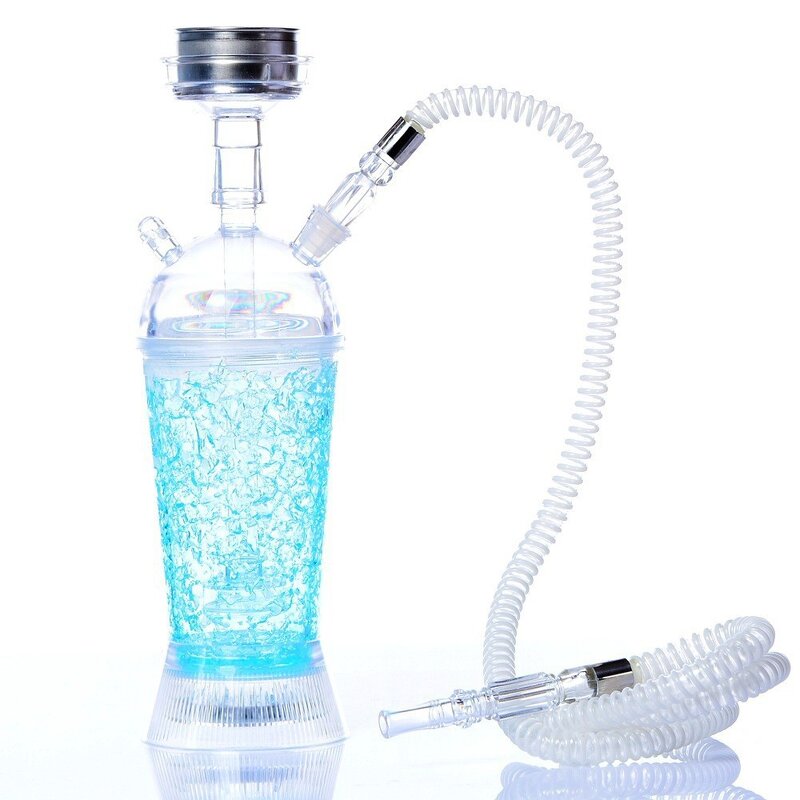 Acrylic Hookah Set Factory - OEM Modern Portable with LED Light