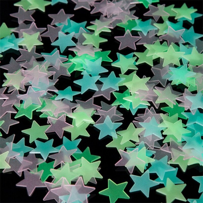 PVC Wall Stickers Supplier - OEM 3D Gypsophila Luminous Star Moon