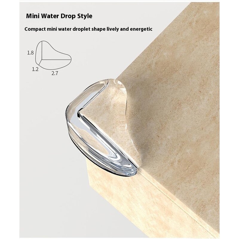 Corner Protective Cover Factory - OEM Waterdrop Transparent PVC Thickened