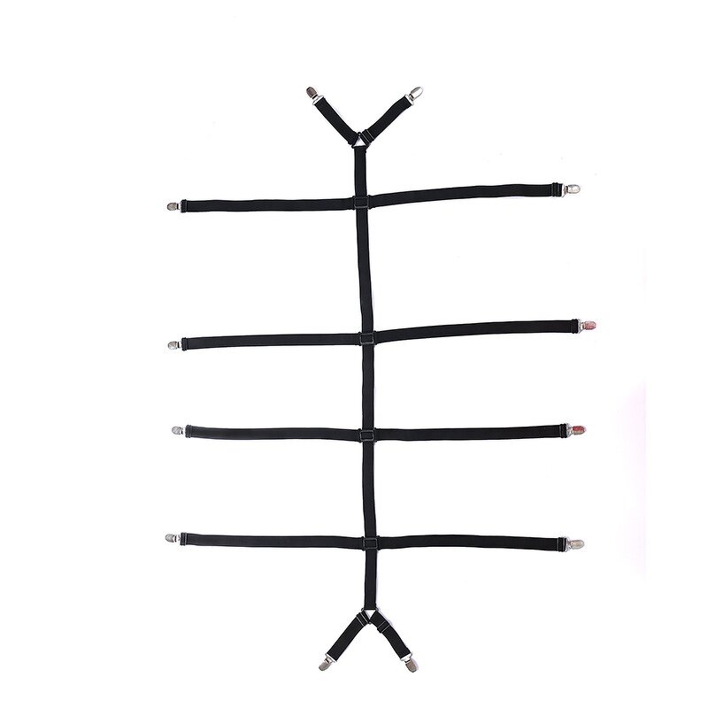 Bed Sheet Holder Supplier - OEM Upgraded 12-Clip Long Adjustable