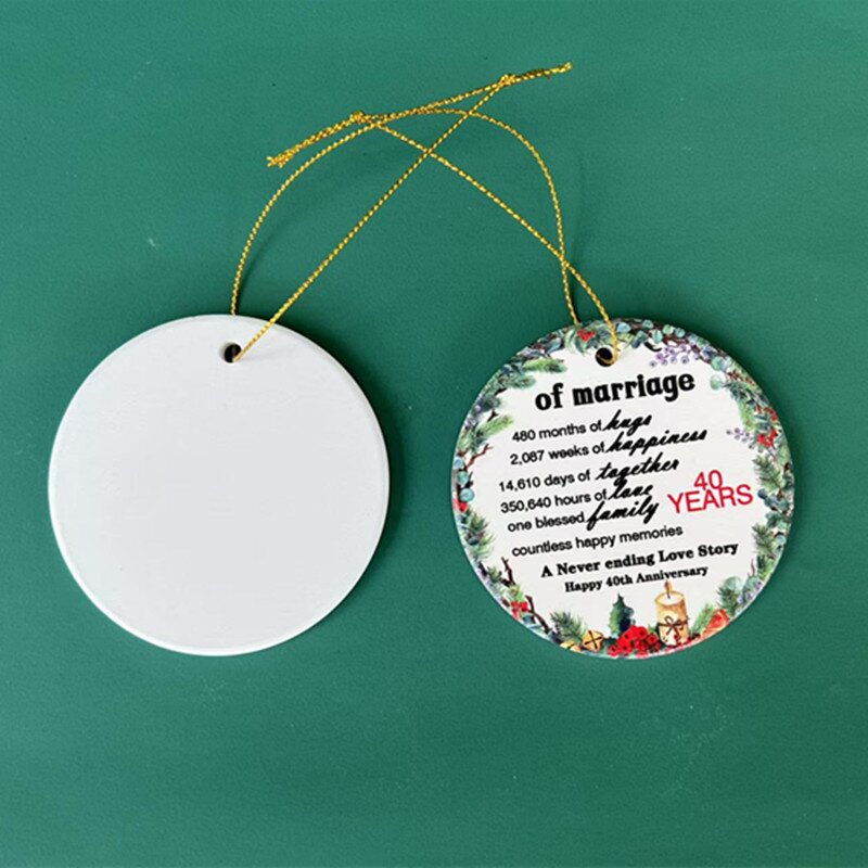 Ceramic Pendant Supplier - OEM Factory Wholesale Eco-friendly Christmas