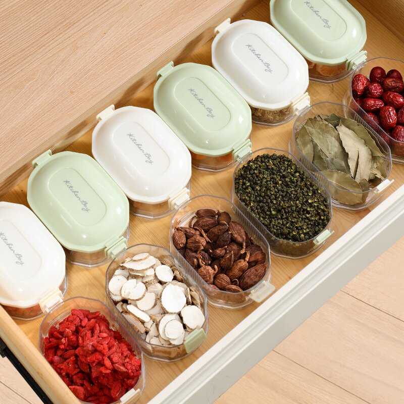 Spice Storage Box Manufacturer - OEM Kitchen Food Grade Plastic Stackable