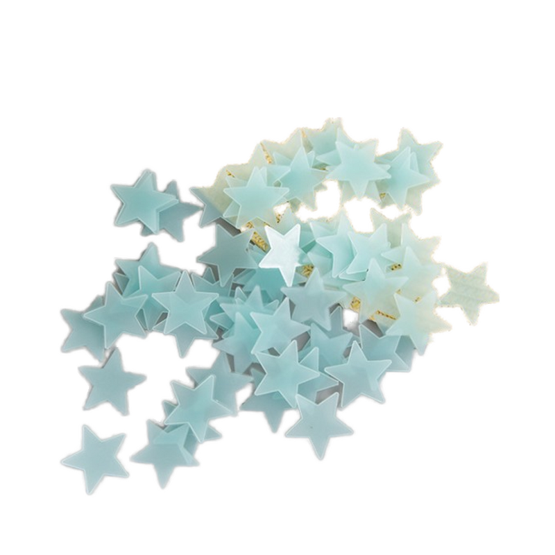 PVC Wall Stickers Supplier - OEM 3D Gypsophila Luminous Star Moon