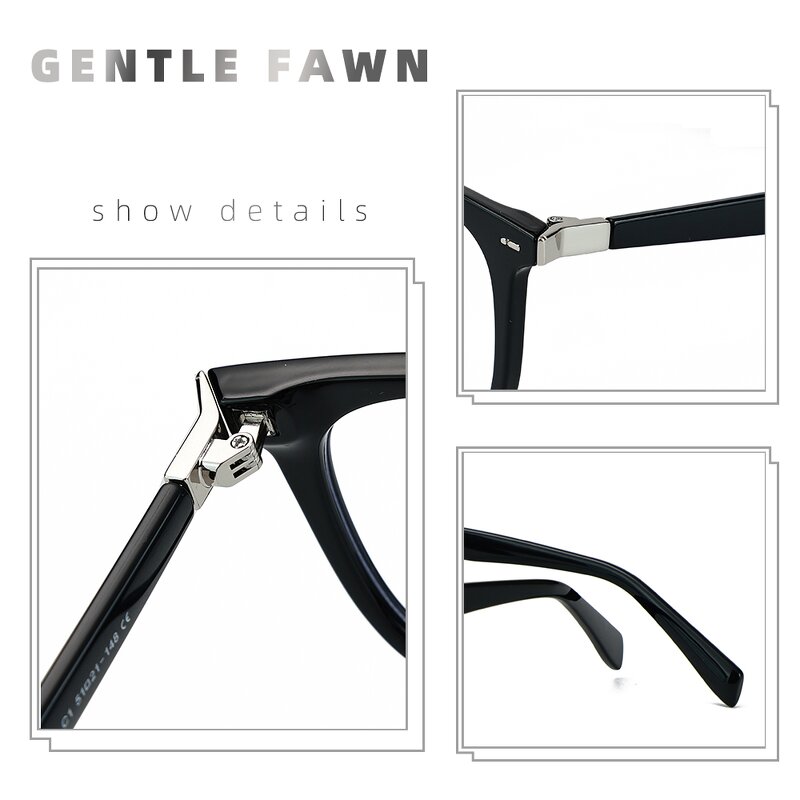 Square Optical Glasses Supplier - OEM Custom Logo Tr90 Anti Blue Light