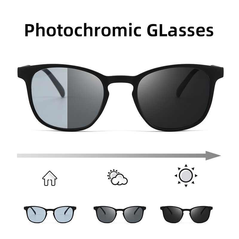 Cycling Computer Glasses Supplier - OEM Custom Logo Photochromic Sunglasses