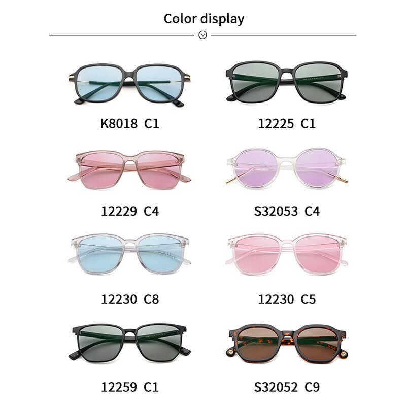 Color Changing Glasses Factory - OEM Drop Shipping Multicolor Eyeglasses