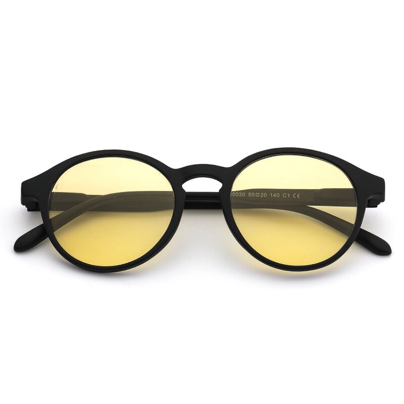 Anti Blue Light Glasses Manufacturer - OEM TR90 Round Photochromic Lens