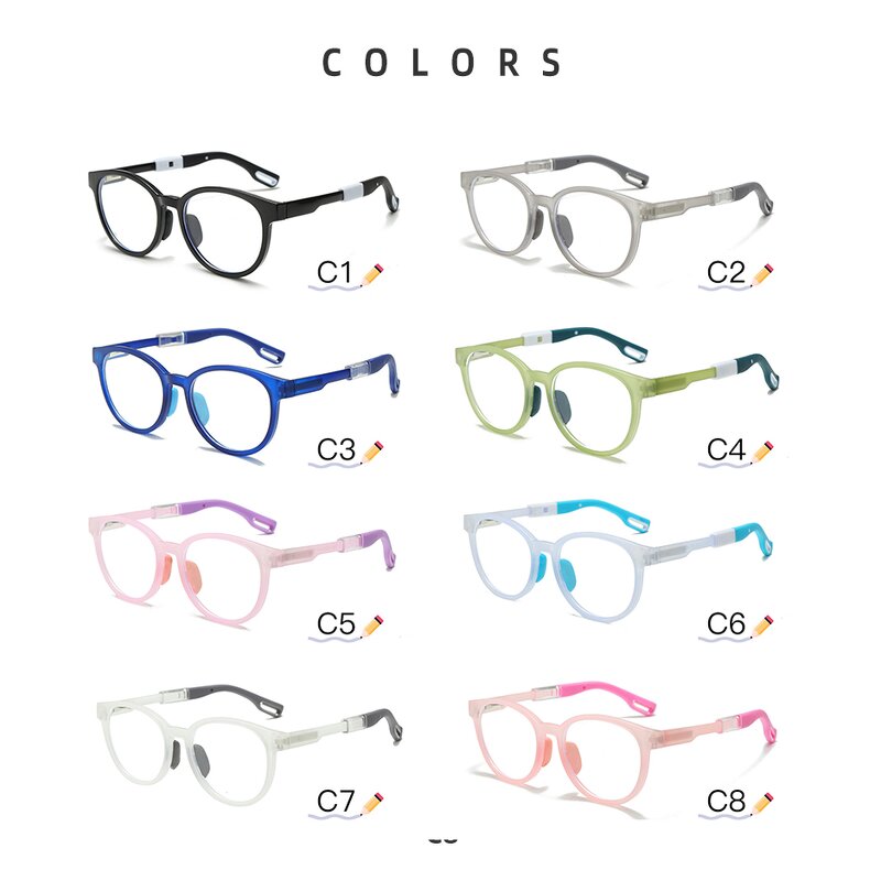 High Classic Glasses Manufacturer - OEM Child Spectacles School Girls
