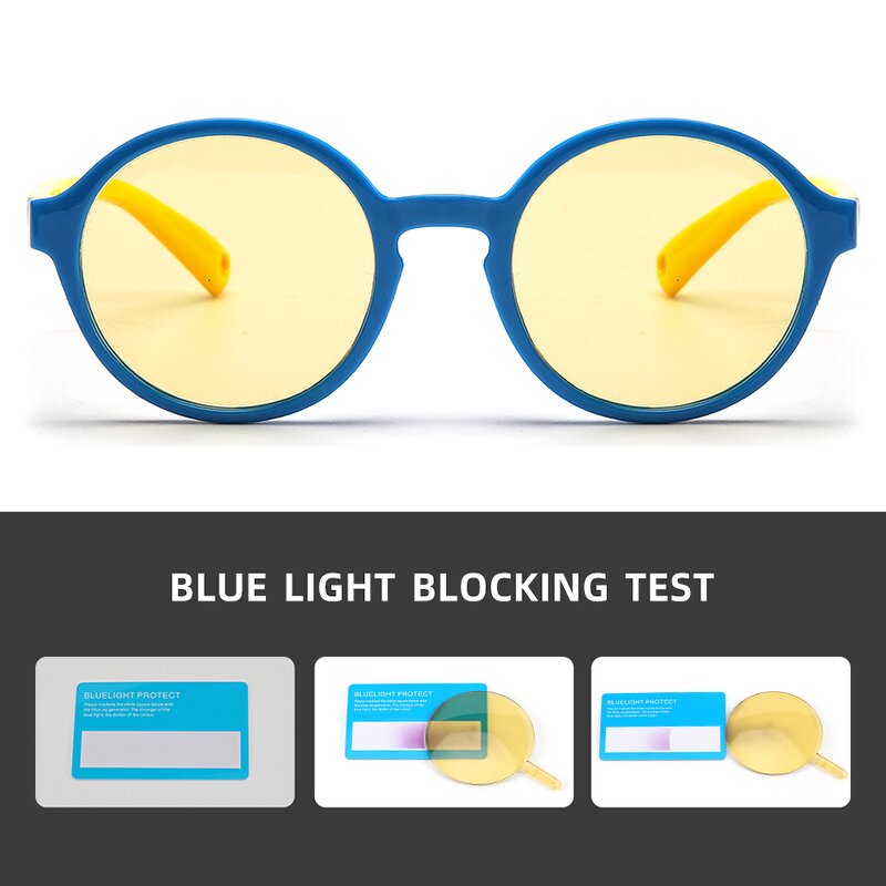 Photochromic Eye Glasses Factory - OEM Kids Yellow Computer Anti Blue