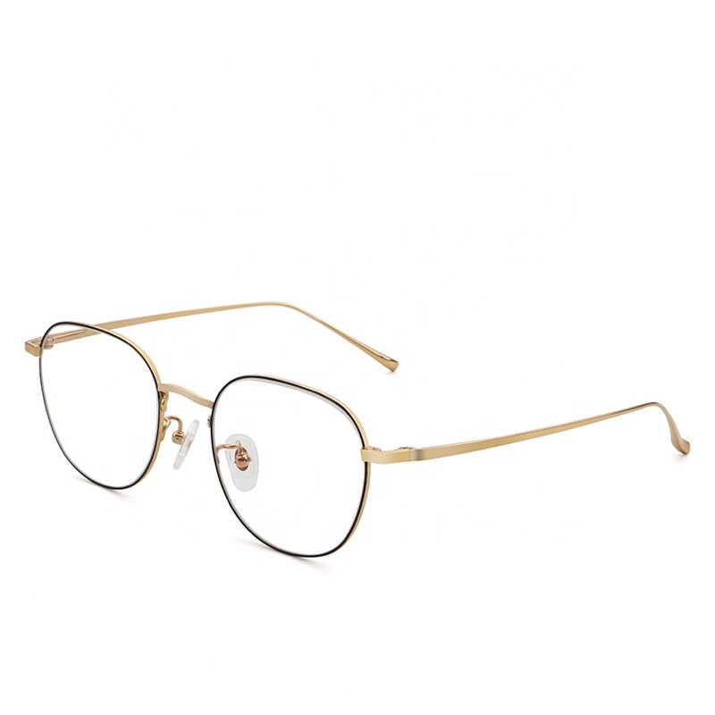 Thin Frame Glasses Supplier - OEM Vintage Design Metal Titanium