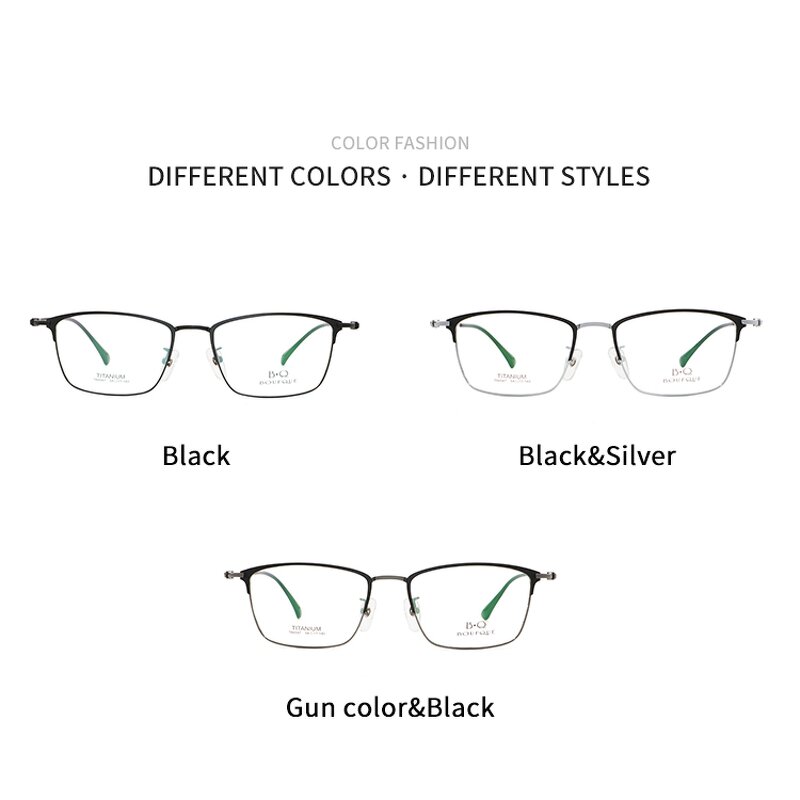 Pure Titanium Glasses Factory - OEM Custom Logo Not Deformed Memory