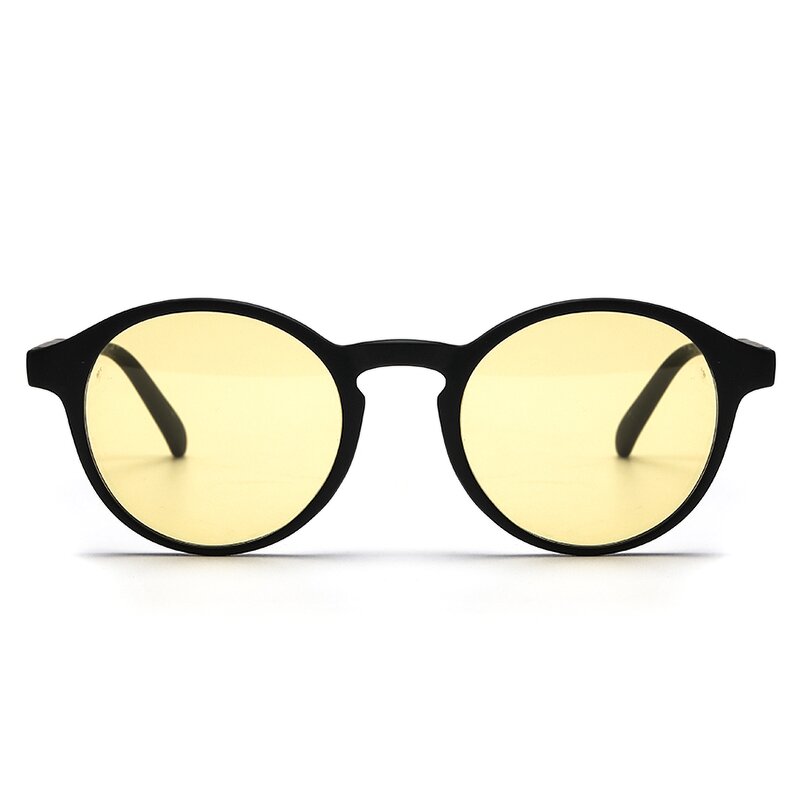 Anti Blue Light Glasses Manufacturer - OEM TR90 Round Photochromic Lens