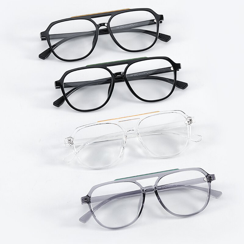 Double Bridge Optical Frames Manufacturer - OEM High Quality TR90 Acetate