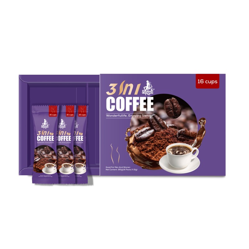 Beauty Coffee Manufacturer - OEM 3-in-1 Green Instant Coffee Slim Support