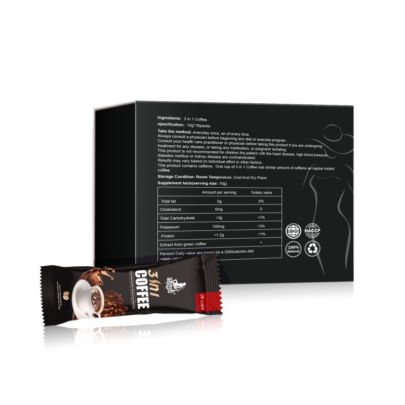 Green Instant Coffee Supplier - Bulk 16packs Colon Cleanse Detox Supplement