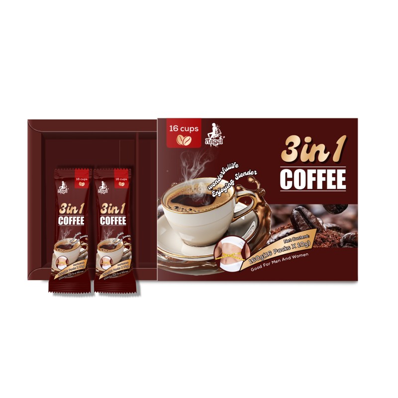 Health Coffee Supplier - OEM 3-in-1 Instant Coffee Colon Cleanse Support