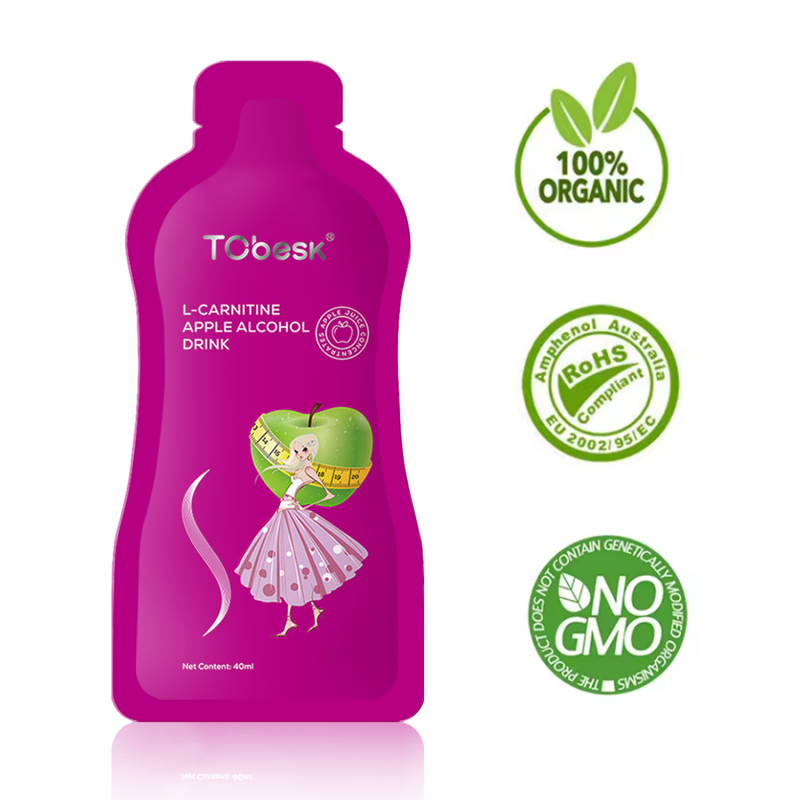 Fiber Supplement Factory - OEM 40ml L-Carnitine Apple Enzyme Women Detox