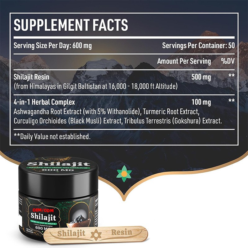 Custom Resin Manufacturer - Bulk OEM Himalayan 50g Heart Health Immune