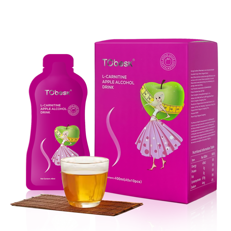 Oral Liquid Manufacturer - Bulk 40ml Fiber L-Carnitine Apple Enzyme Safe