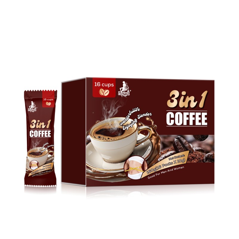 Health Coffee Supplier - OEM 3-in-1 Instant Coffee Colon Cleanse Support