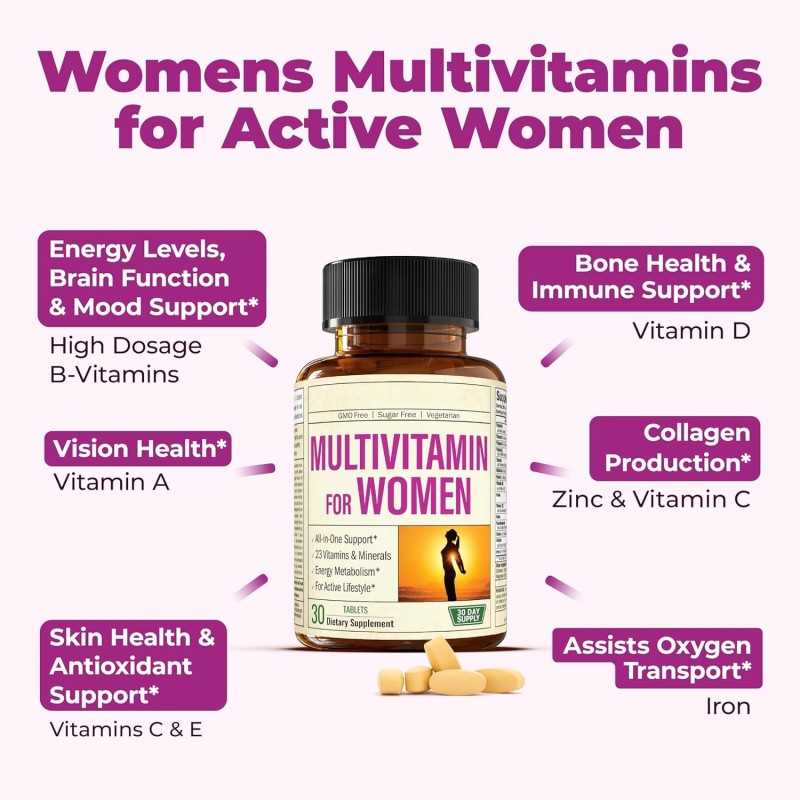 Women Capsules Factory - Bulk OEM Multimineral Rich B C E Boost Metabolism