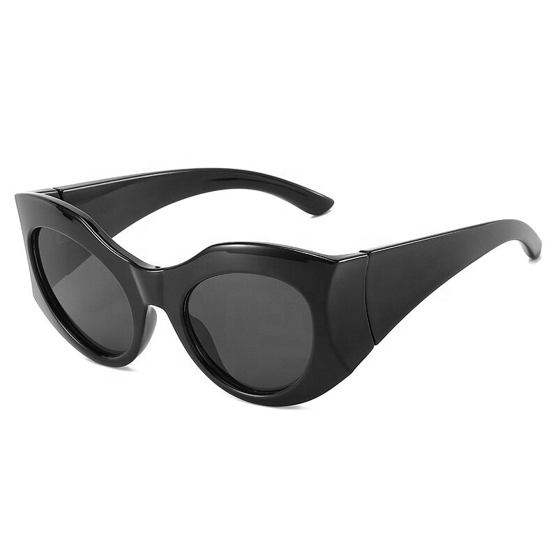 Big Round Sunglasses Factory - New Plastic Frame Vintage Oversized Oval for Women and Men