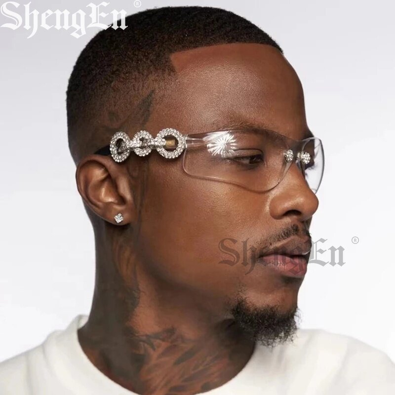 Diamond Sunglasses Manufacturer - New 2025 Trendy Rimless Rhinestone for Women and Men