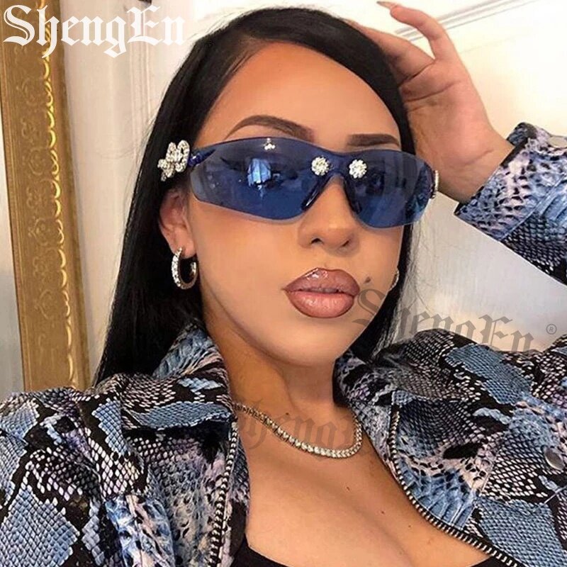 Diamond Sunglasses Manufacturer - New 2025 Trendy Rimless Rhinestone for Women and Men