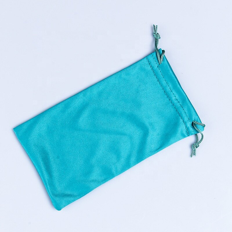 Sunglasses Bag Supplier - New Colorful Drawstring Pouch Myopia Glasses Case Soft Eyewear