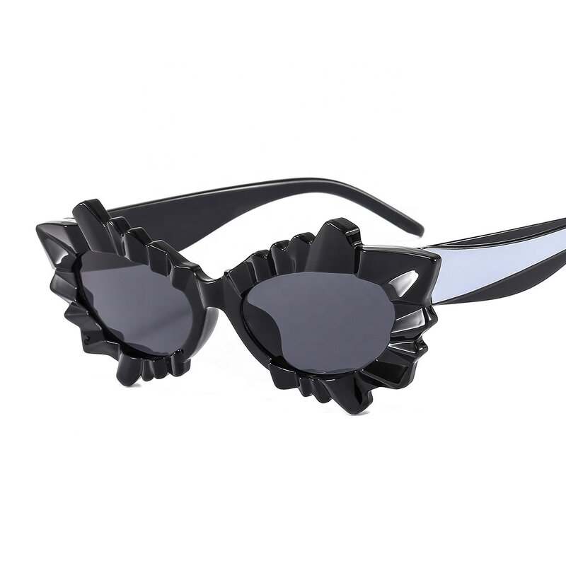 Flower Frame Sunglasses Supplier - High Fashion Irregular Cat Eye for Women Retro Party
