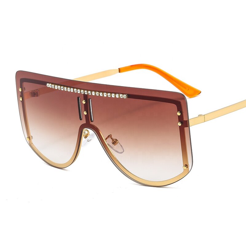 One Piece Sunglasses Factory - Latest Fashion Metal Rimless Women Oversized for Men